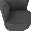 Poltrona Decorativa Pes Palito Savana Veludo Light Cinza Milani Store