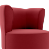 Poltrona Decorativa Pes Palito Savana Veludo Vermelho Milani Store