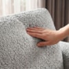 Poltrona Decorativa Royal Base Madeira Boucle TCE 1018 MOLL