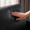 Poltrona Decorativa Royal Base Madeira Courino TCS 724 MOLL