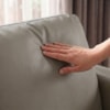 Poltrona Decorativa Royal Base Madeira Courino TCS 726 MOLL
