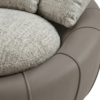 Poltrona Decorativa Safira Base Giratoria Boucle E Courino TCE 1018 TCS 726 MOLL