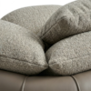 Poltrona Decorativa Safira Base Giratoria Boucle E Courino TCE 1018 TCS 726 MOLL