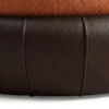 Poltrona Decorativa Safira Base Giratoria Linho Color Trend E Courino TCA 303 TCS 721 MOLL