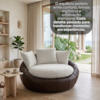 Poltrona Decorativa Safira Base Giratoria Linho E Courino TCS 701 TCS 721 MOLL