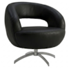 Poltrona Decorativa Topazio Base Giratoria Courino TCS 724 MOLL
