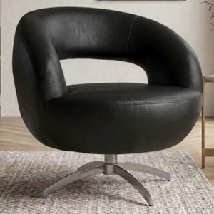 Poltrona Decorativa Topazio Base Giratoria Courino TCS 724 MOLL