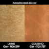 Poltrona Decorativa Verso Pes Madeira Linho Color Trend E Courino TCA 219 TCS 727 MOLL