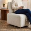 Poltrona Modular Block Pes Madeira Boucle TCE 1010 MOLL