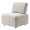 Poltrona Modular Block Pes Madeira Boucle TCE 1018 MOLL