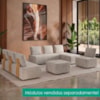 Poltrona Modular Block Pes Madeira Boucle TCE 1018 MOLL