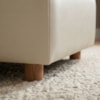 Poltrona Modular Block Pes Madeira Courino TCS 725 MOLL
