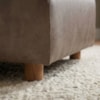 Poltrona Modular Block Pes Madeira Courino TCS 729 MOLL