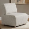 Poltrona Modular Block Pes Madeira Linho TCS 701 MOLL