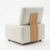 Poltrona Modular e Puff Block Pes Madeira Boucle TCE 1010 MOLL