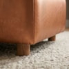 Poltrona Modular e Puff Block Pes Madeira Courino TCS 727 MOLL