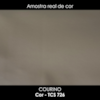Poltrona Namoradeira 2 Lugares Aura 120 cm Pes Madeira Courino TCS 726 MOLL