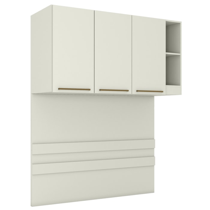 Ponte Casal Modulado 3 Portas 185x145 cm Seletto Areia Henn