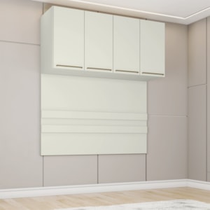 Ponte Casal Modulado 4 Portas 185x165 cm Seletto Areia Henn