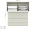 Ponte Casal Modulado 4 Portas 185x165 cm Seletto Areia Henn