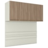 Ponte Casal Modulado 4 Portas 185x165 cm Seletto Areia Jequitiba Henn