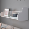Prateleira Decorativa Nicho Infantil MDF 91X30 cm Branco ARLY