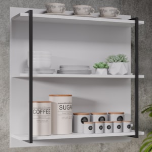 Prateleira Industrial BP 71 cm Clara Branco Eratto Moveis