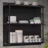 Prateleira Industrial Clara BP 71 cm Preto Eratto Moveis