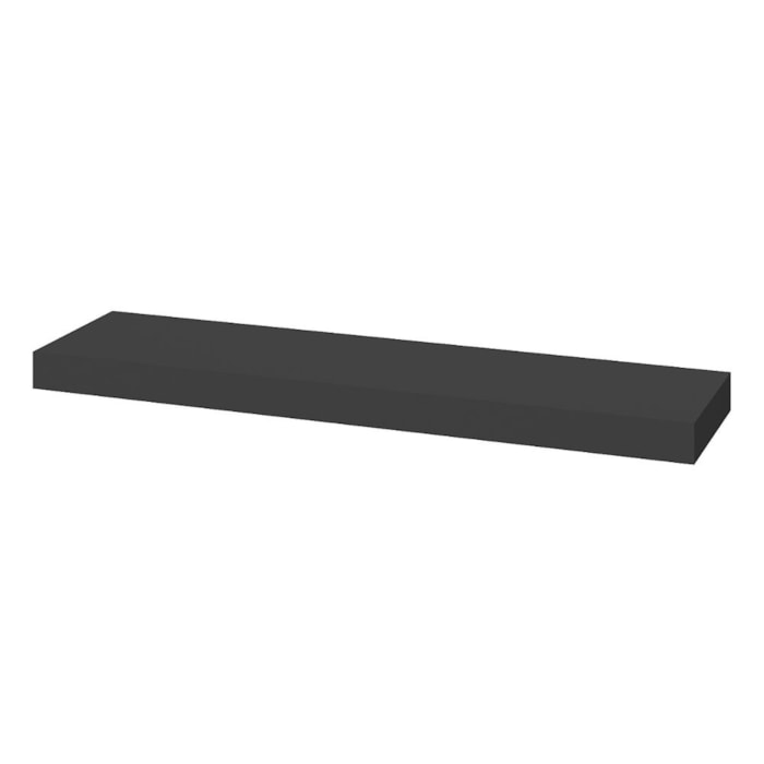 Prateleira Suspensa de Parede Tamburato 67X17 cm Preto ArtanyPrateleira Suspensa de Parede Tamburato 67X17 cm Preto Artany