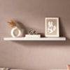 Prateleira Suspensa de Parede Tamburato 90X17 Branco Artany