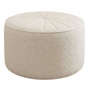 Puff Decorativo Eron 73x73 cm Pes Fixos Boucle TCE 1010 MOLL
