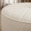 Puff Decorativo Eron 73x73 cm Pes Fixos Boucle TCE 1010 MOLL