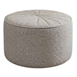 Puff Decorativo Eron 73x73 cm Pes Fixos Boucle TCE 1018 MOLL
