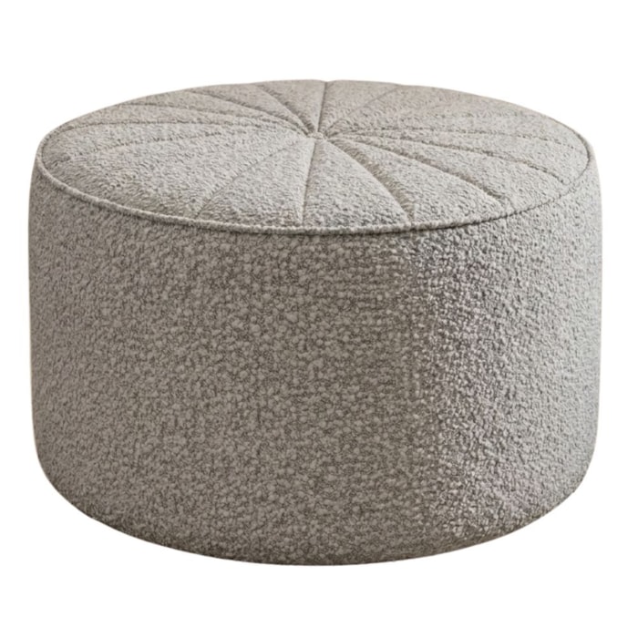 Puff Decorativo Eron 73x73 cm Pes Fixos Boucle TCE 1018 MOLL