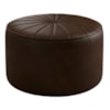 Puff Decorativo Eron 73x73 cm Pes Fixos Courino TCS 721 MOLL