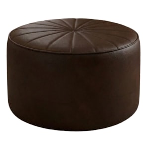 Puff Decorativo Eron 73x73 cm Pes Fixos Courino TCS 721 MOLL