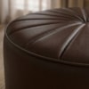 Puff Decorativo Eron 73x73 cm Pes Fixos Courino TCS 721 MOLL