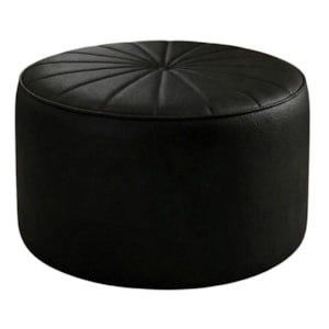 Puff Decorativo Eron 73x73 cm Pes Fixos Courino TCS 724 MOLL