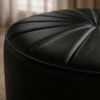 Puff Decorativo Eron 73x73 cm Pes Fixos Courino TCS 724 MOLL