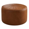 Puff Decorativo Eron 73x73 cm Pes Fixos Courino TCS 727 MOLL