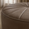 Puff Decorativo Eron 73x73 cm Pes Fixos Courino TCS 729 MOLL