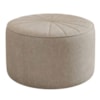 Puff Decorativo Eron 73x73 cm Pes Fixos Linho TCS 701 MOLL