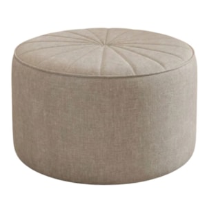 Puff Decorativo Eron 73x73 cm Pes Fixos Linho TCS 701 MOLL