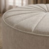 Puff Decorativo Eron 73x73 cm Pes Fixos Linho TCS 701 MOLL