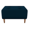 Puff Decorativo Para Sala Piva 62x52 cm E433 Azul Milani Store