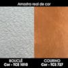 Puff Decorativo Verso 45x51 cm Pes Madeira Boucle E Courino TCE 1010 TCS 727 MOLL