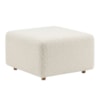 Puff Modular Block 74x74 cm Pes Madeira Boucle TCE 1010 MOLL