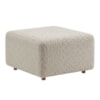 Puff Modular Block 74x74 cm Pes Madeira Boucle TCE 1018 MOLL