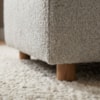 Puff Modular Block 74x74 cm Pes Madeira Boucle TCE 1018 MOLL