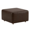 Puff Modular Block 74x74 cm Pes Madeira Courino TCS 721 MOLL